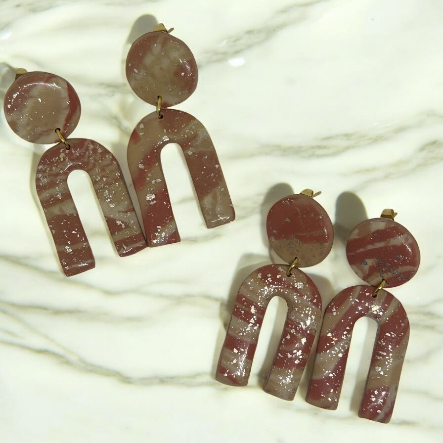 Thumbnail: Brown Arch Earrings