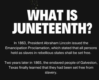 Why we should celebrate Juneteenth and NOT July 4th‼️