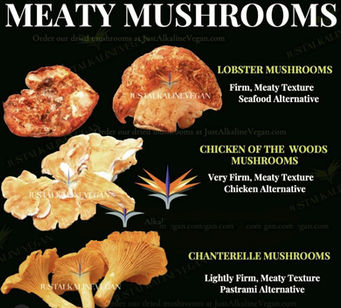 Meaty Mushrooms that can replace meat recipes!