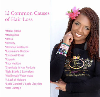 15 common causes of hair loss!