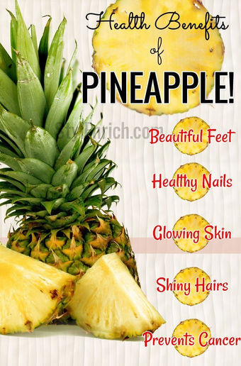 Did you know that Pineapples are great for promoting hair growth and great for stopping hair loss?