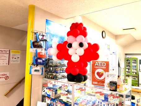 バルーンアートのサンタクロース