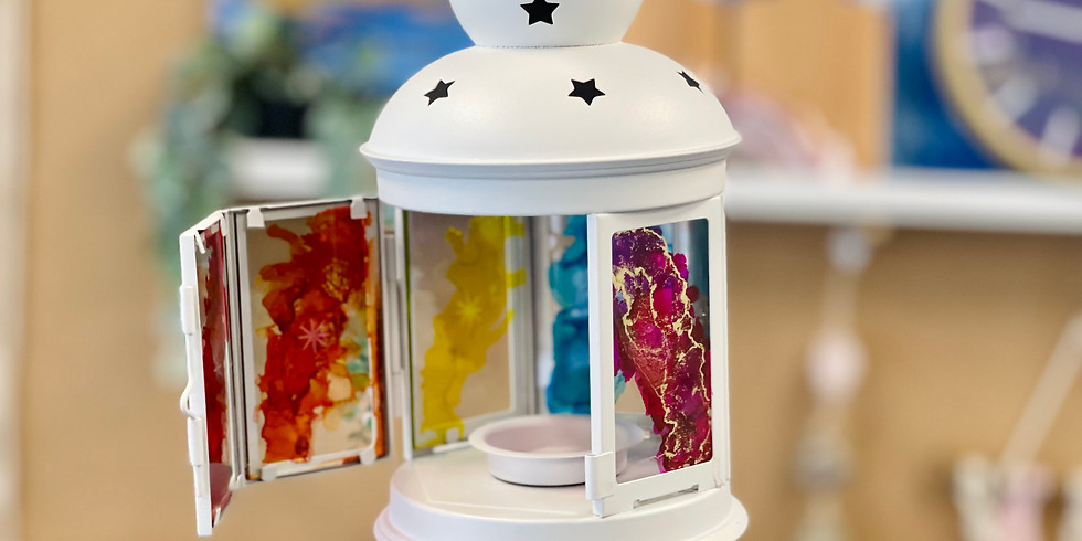 Wolston Farmhouse - Learn to make 2x alcohol ink, tea light lanterns!