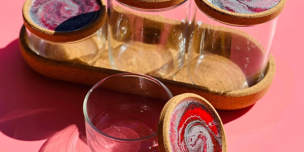 Degani Coorparoo - Learn to make a resin jar caddy set!