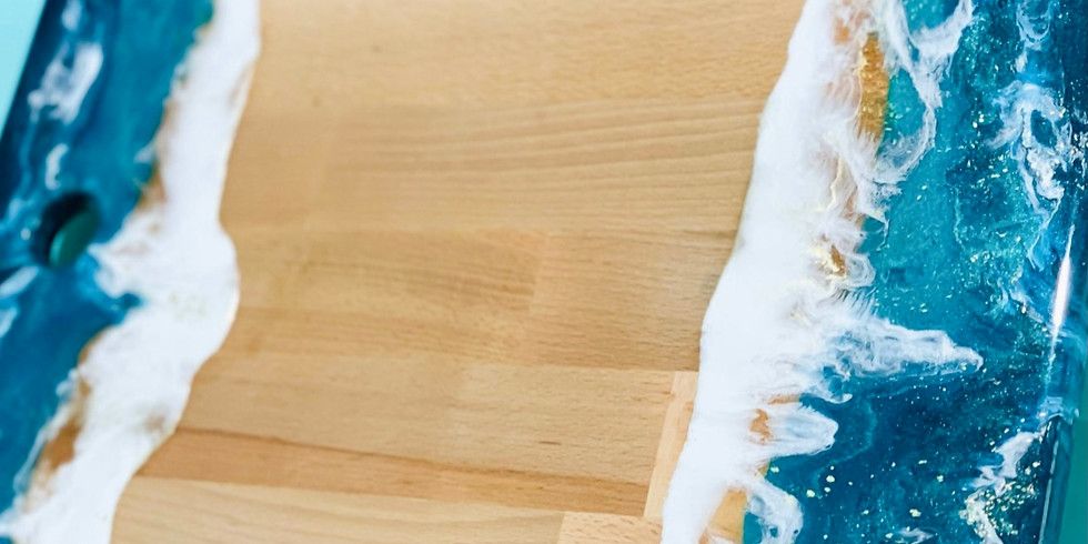 LOGANHOLME - Learn to make a resin dual ended entertainment board!