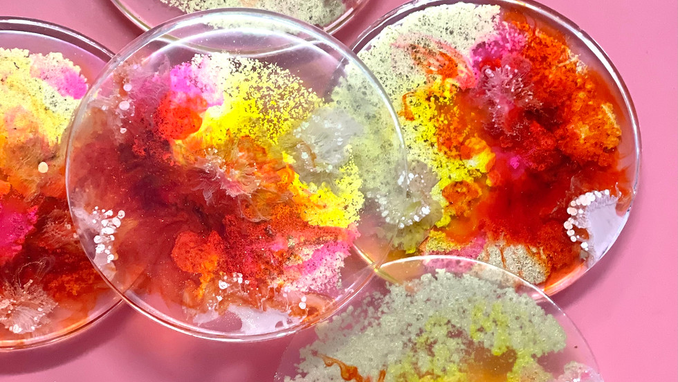 Goodna Studio - Learn to make resin and ink coasters!