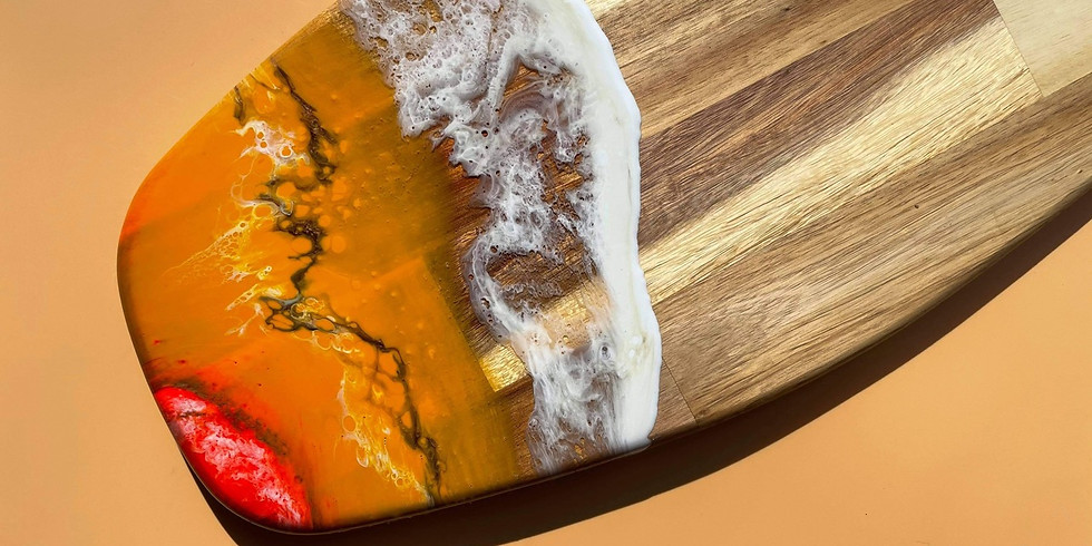 Goodna Studio - Learn to make resin acacia wood board!