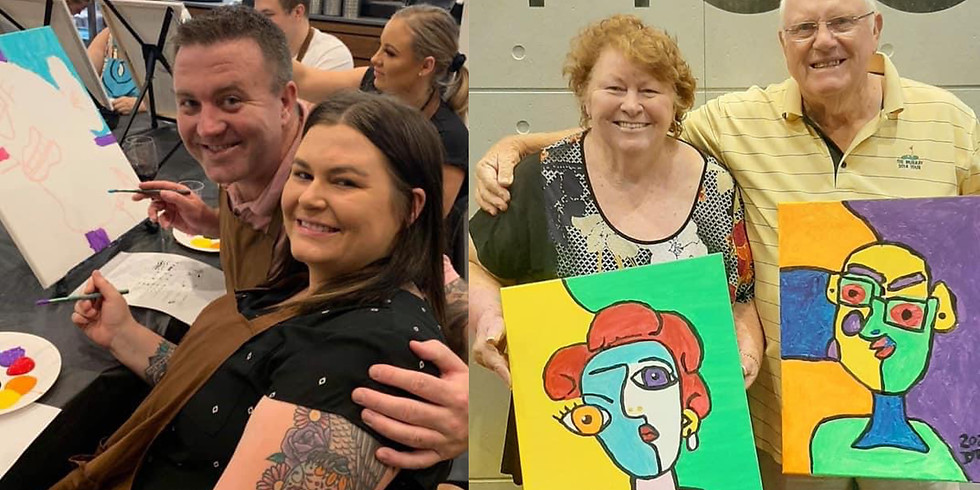 SPRINGFIELD - Valentines Event - Paint your lover ‘Picasso Style’, 3 course dinner!