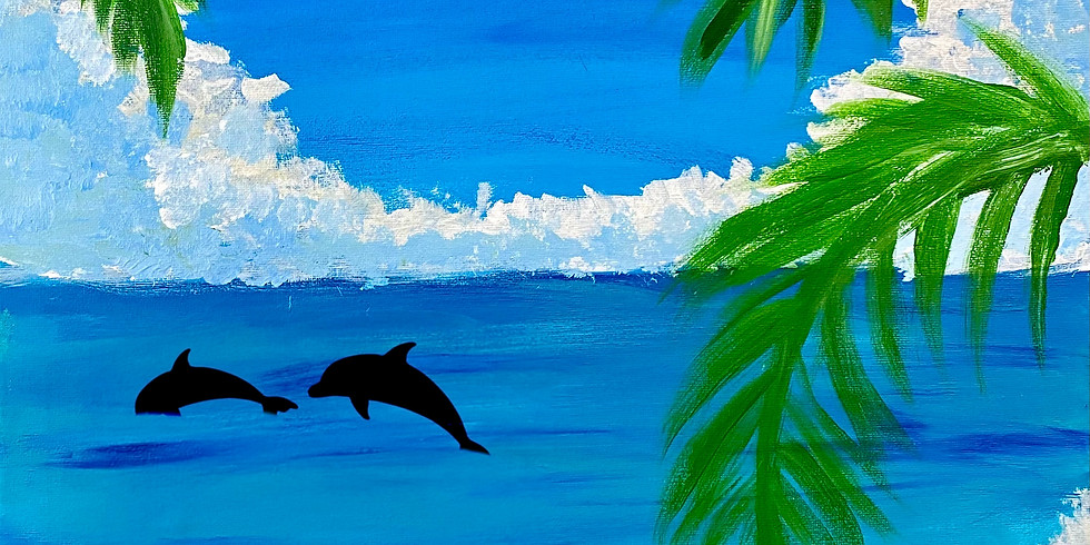 Coffee Club Browns Plains - Learn to make a paint 'Afternoon Swim'!