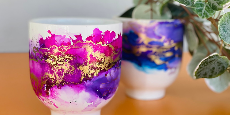 Degani Beenleigh - Learn to make alcohol ink planters!