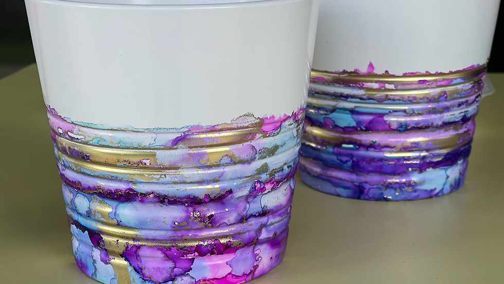 Springfield Orion - Learn to make alcohol ink planter pots!