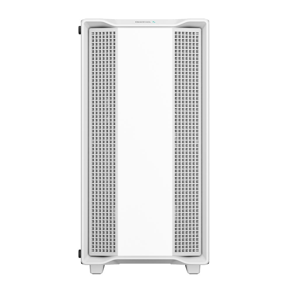 Thumbnail: White computer case, front view