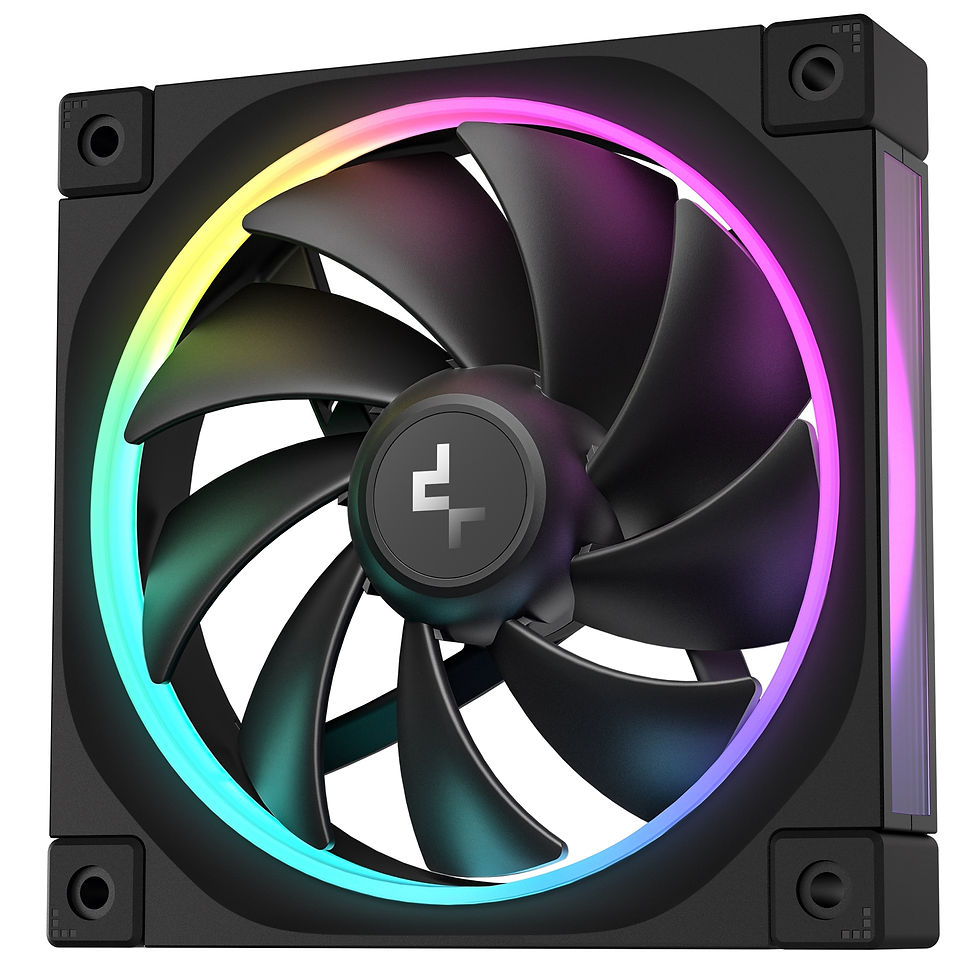 Thumbnail: RGB PC fan with multicolored ring