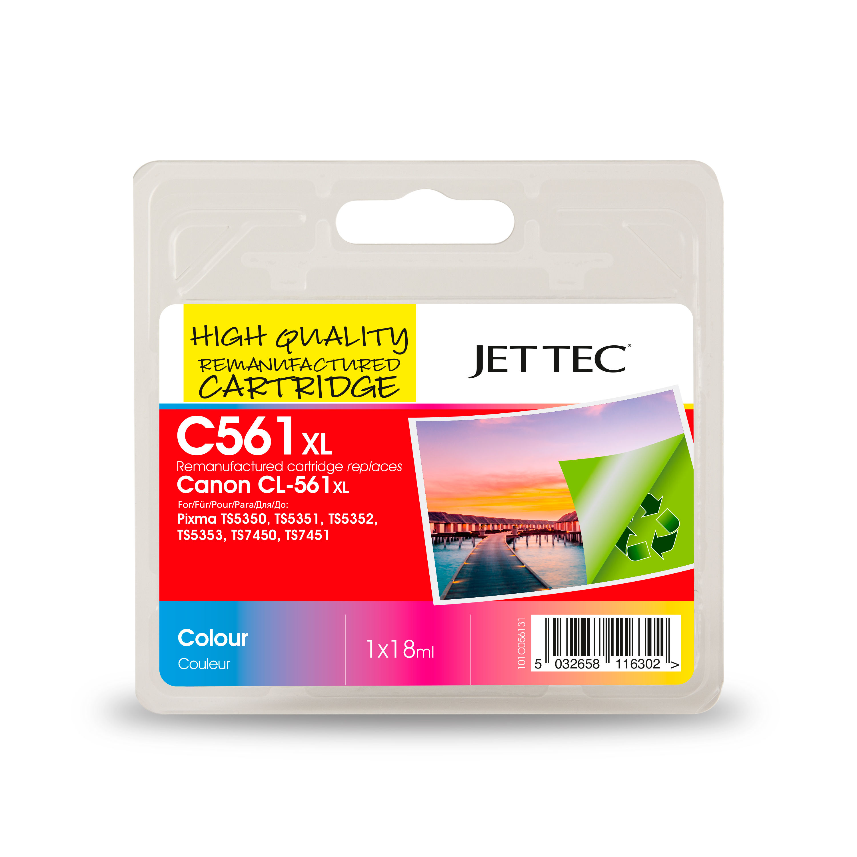 JetTec C561xl Canon CL-561XL Colour Ink Cartridge
