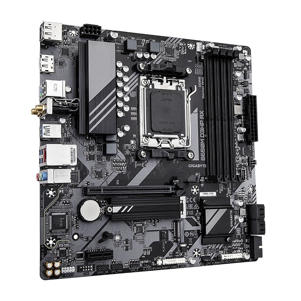 Thumbnail: Black computer motherboard