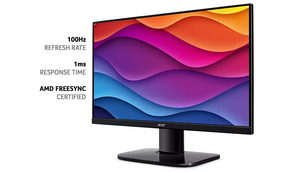 Thumbnail: Acer KA242Y 24" 1920x1080 IPS 100Hz 1m Widescreen LED Multimedia Monitor