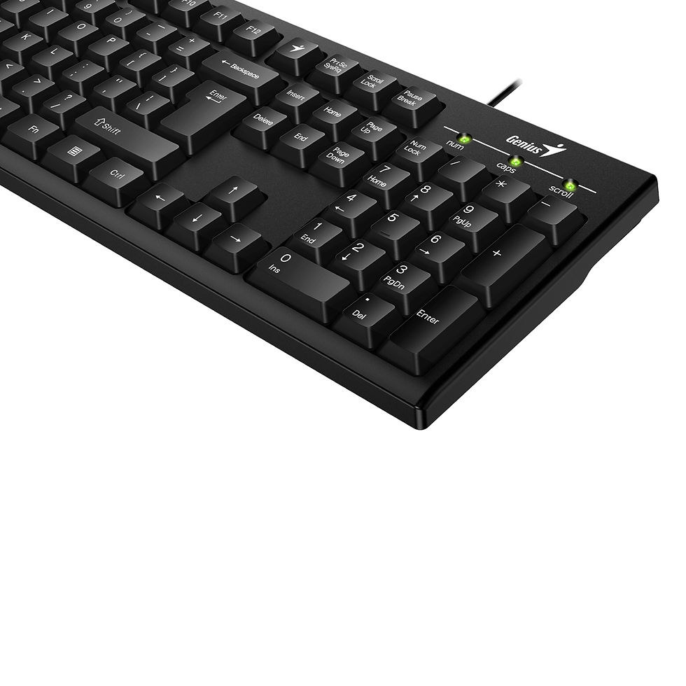Thumbnail: Black wired keyboard