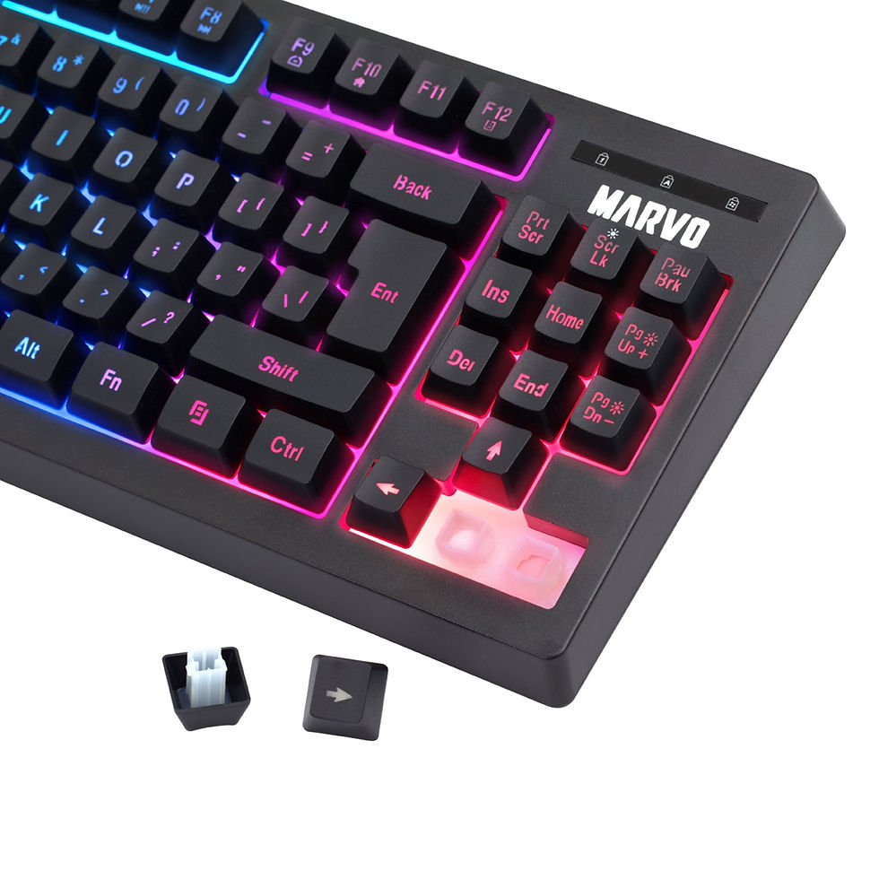Thumbnail: MARVO backlit keyboard with extra keys