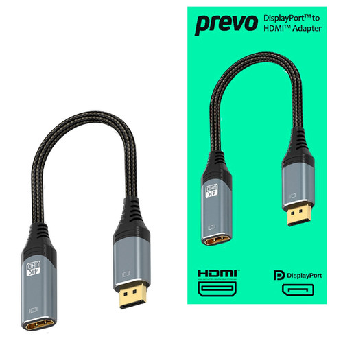 DisplayPort (M) to HDMI (F) Display Converter Adapter up to 4K ...