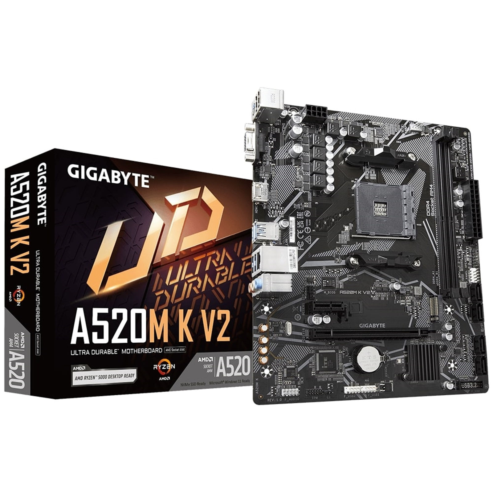 Gigabyte A520M K V2 motherboard