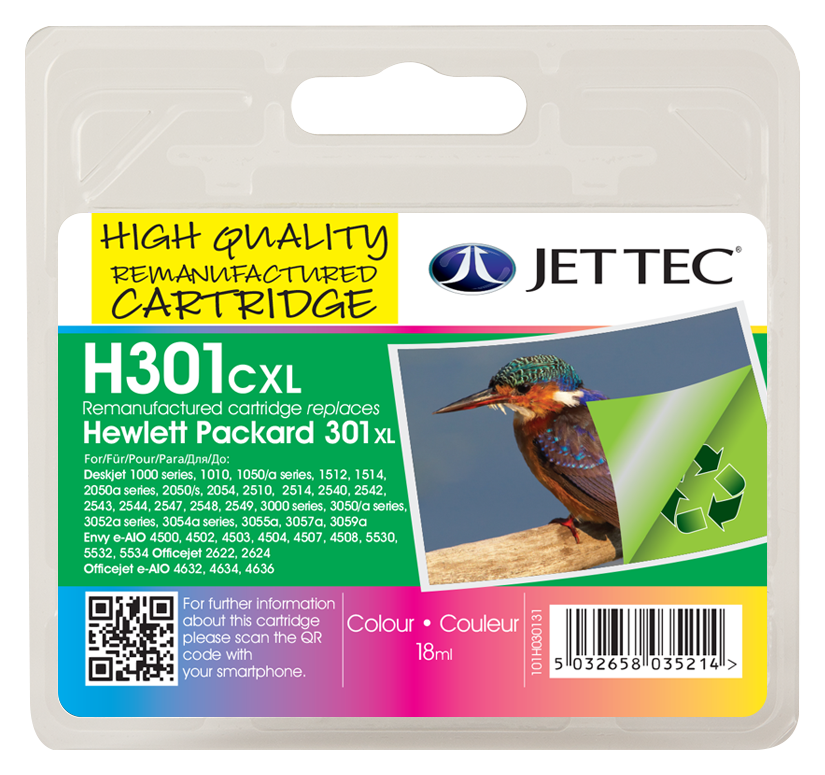 Thumbnail: High-quality remanufactured HP 301XL cartridge