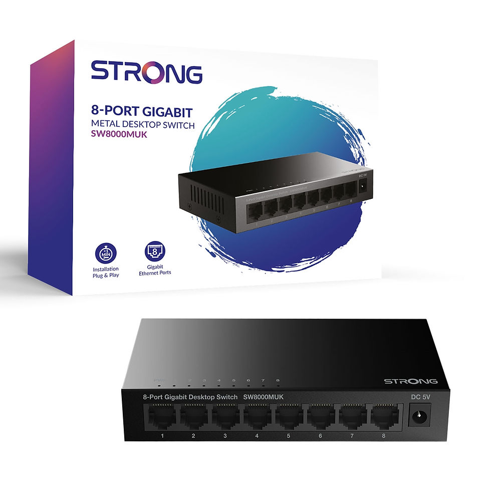 STRONG 8-Port Gigabit Ethernet Desktop Switch