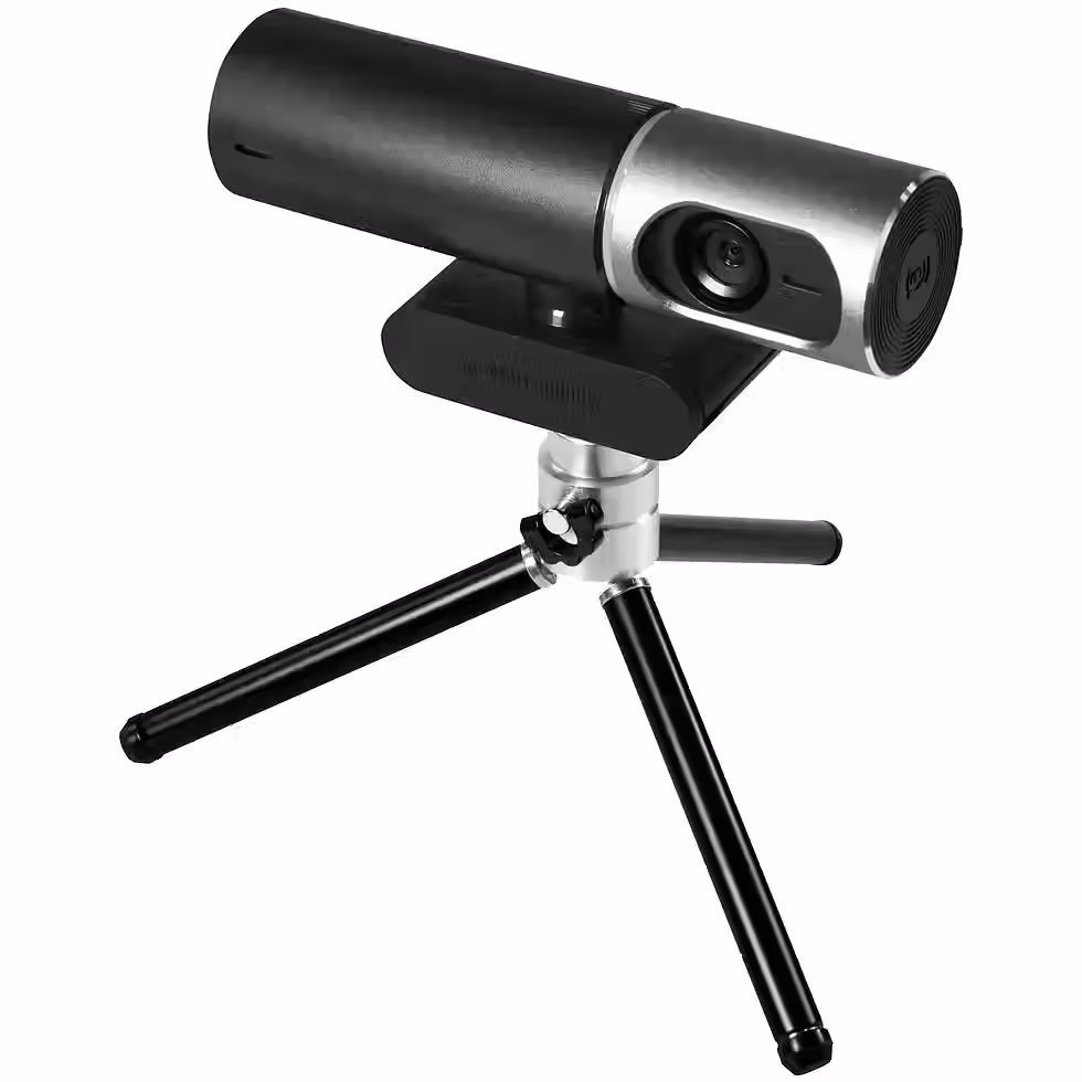 Thumbnail: Black webcam on tripod stand