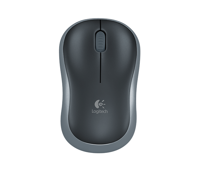 Thumbnail: Logitech gray wireless computer mouse