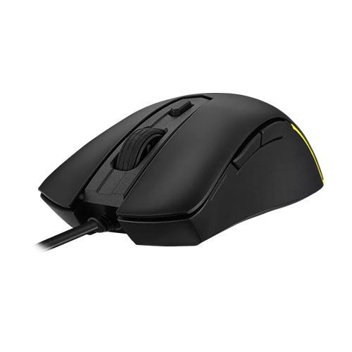 Thumbnail: Black wired gaming mouse