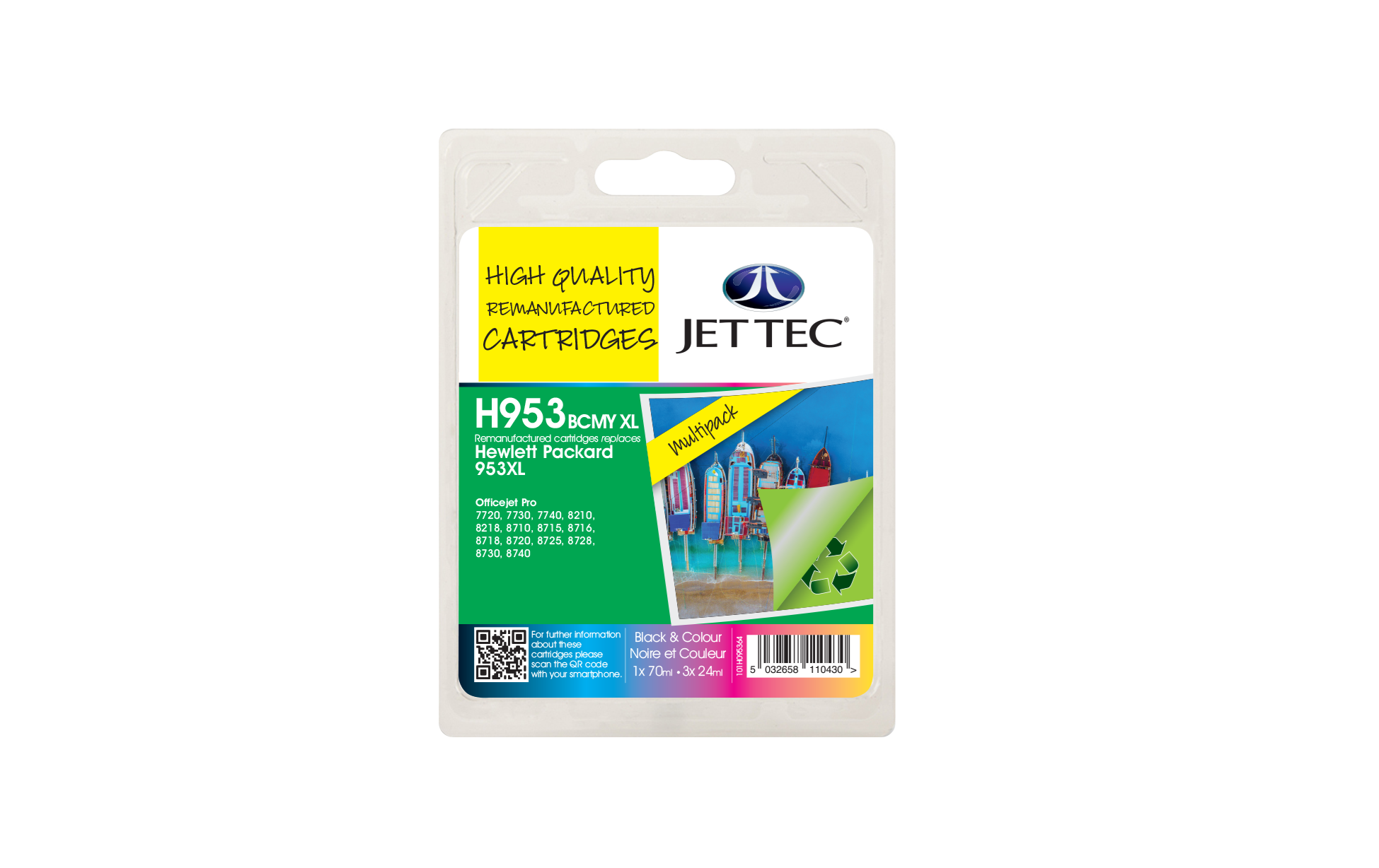 JetTec H953 high-quality remanufactured cartridges