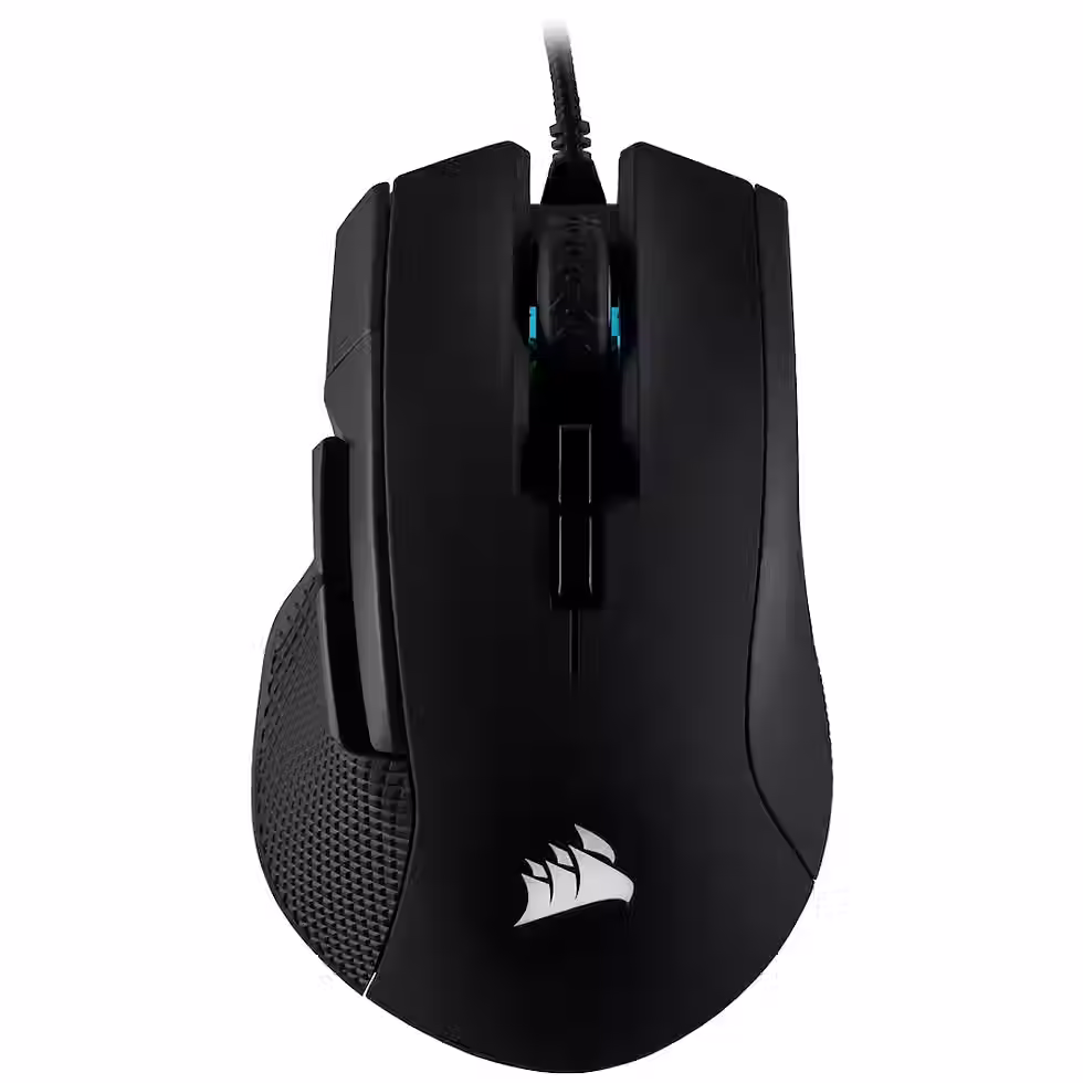 Thumbnail: Corsair IRONCLAW RGB USB FPS/MOBA Gaming Mouse, Black, Optical (CH-9307011-EU)