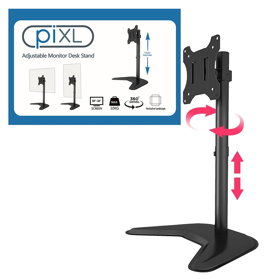 Thumbnail: Adjustable monitor desk stand, PIXL brand
