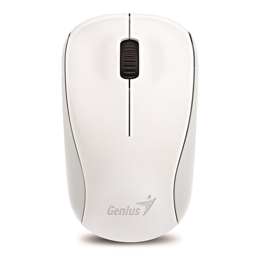 Thumbnail: White Genius wireless mouse