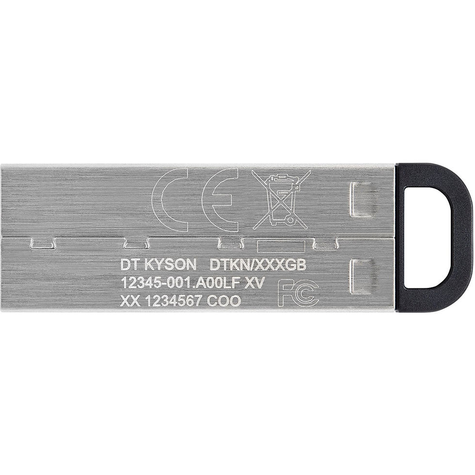 Thumbnail: Silver USB flash drive, DT KYSON, DTXNXXCXG8