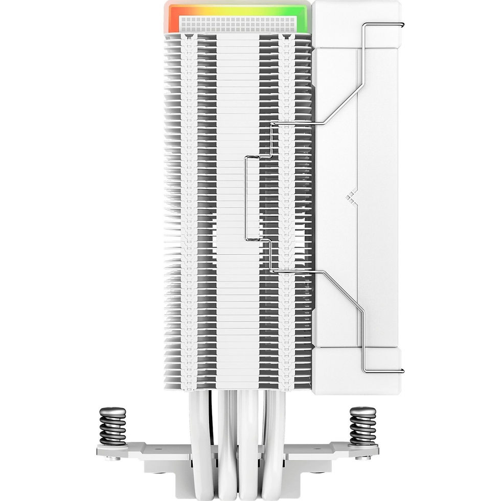 Thumbnail: White CPU cooler with RGB lighting