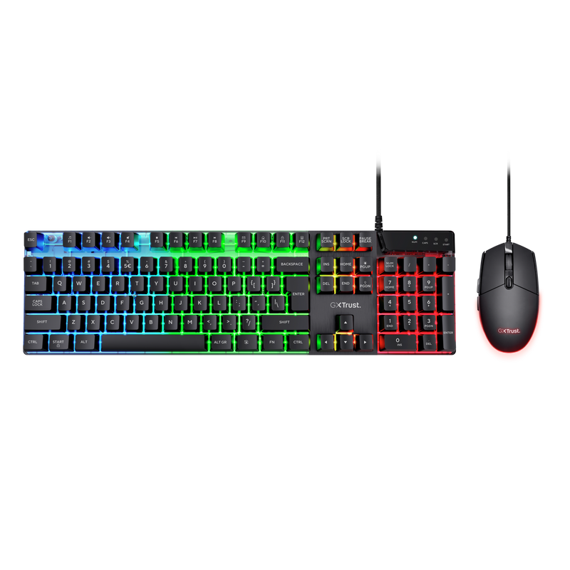 Thumbnail: RGB gaming keyboard and mouse set