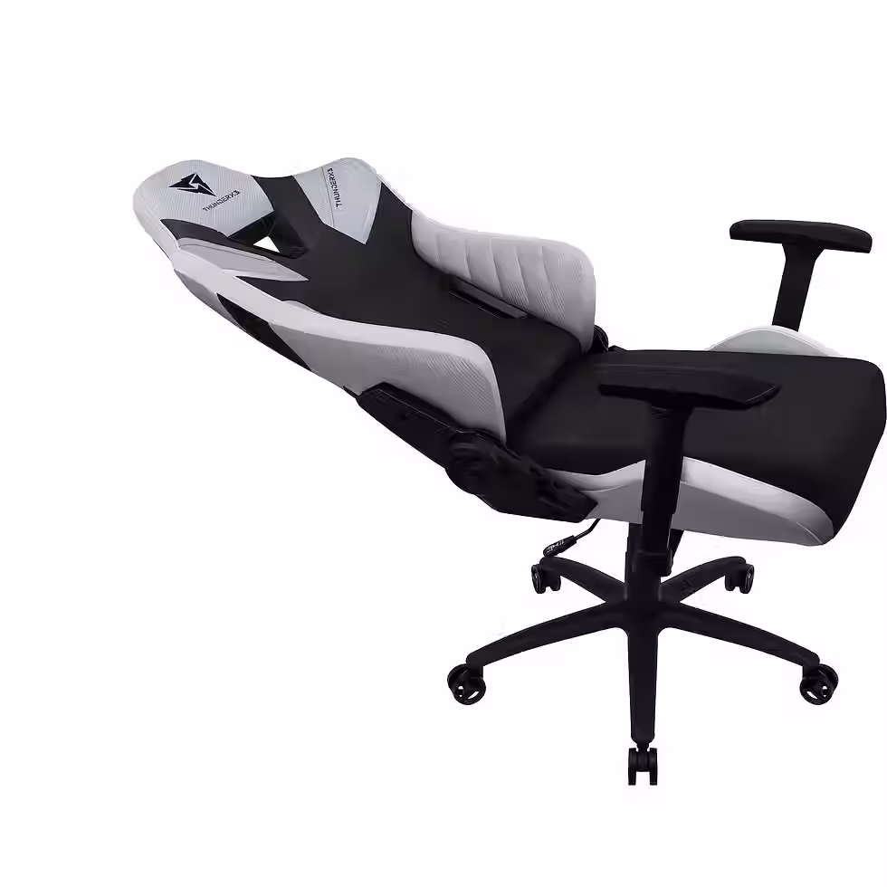 Thumbnail: Grey and black gaming chair