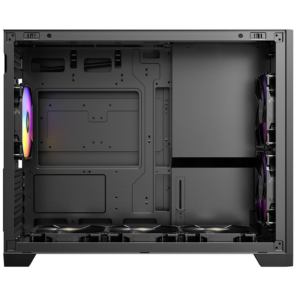Thumbnail: Antec FLUX M Mini Tower PC Case - Tempered Glass, Steel/Plastic, 6 PWM Fans
