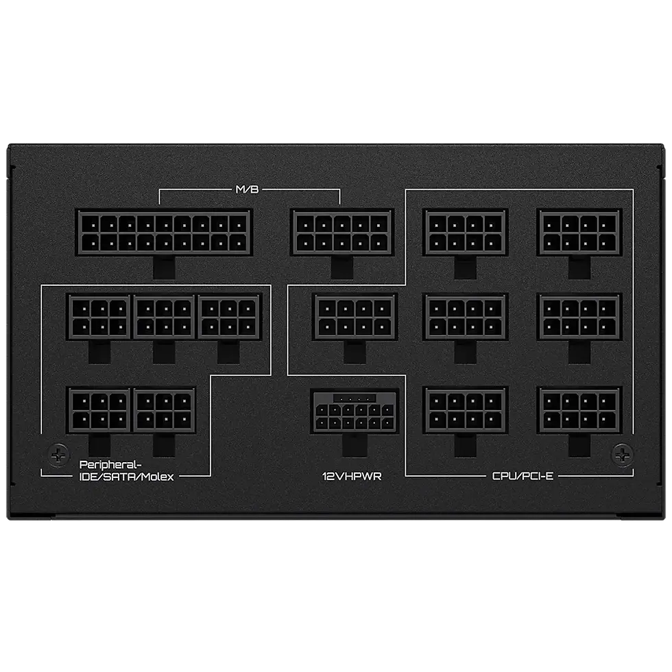 Thumbnail: Power supply connectors diagram
