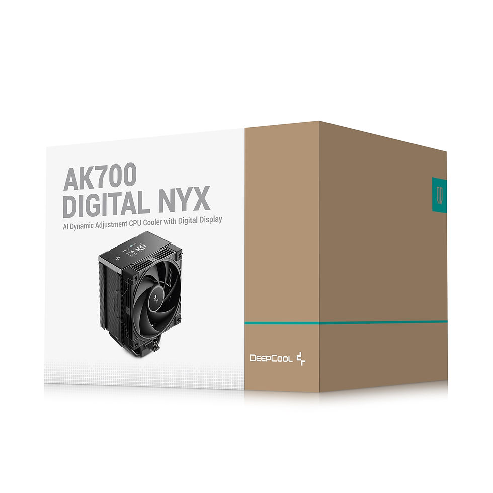 Thumbnail: DeepCool AK700 DIGITAL NYX CPU Cooler, Black, 1 x 120mm Fan