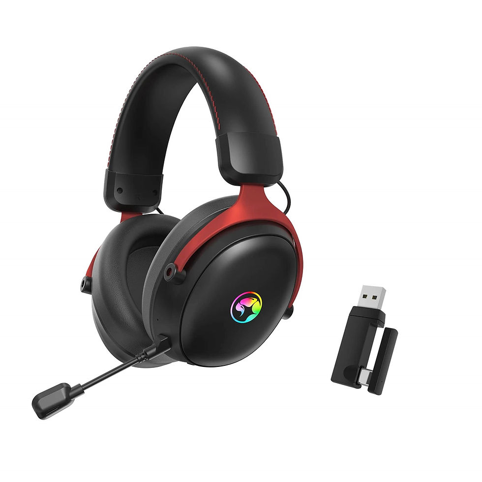 Thumbnail: RGB gaming headset with USB adapter