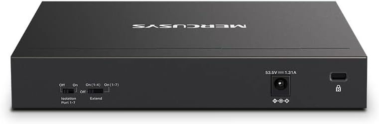 Thumbnail: Mercusys MS108GP 8-Port Gigabit Desktop Switch with 7-Port PoE+