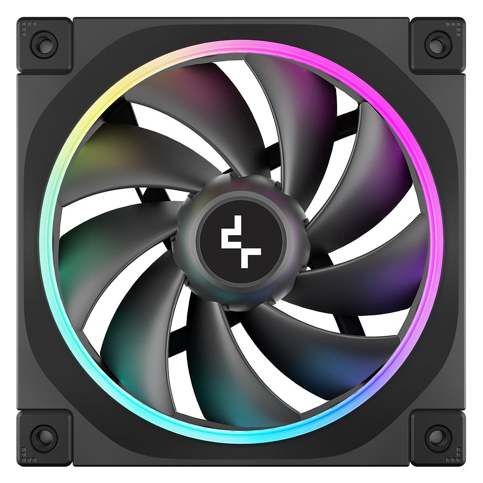 Thumbnail: RGB PC fan with rainbow lighting