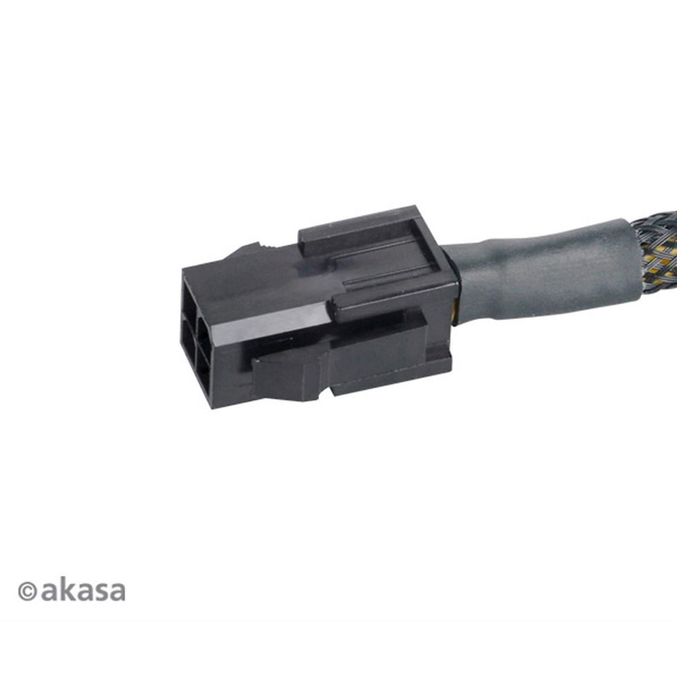 Thumbnail: Close-up of Akasa PSU cable connector