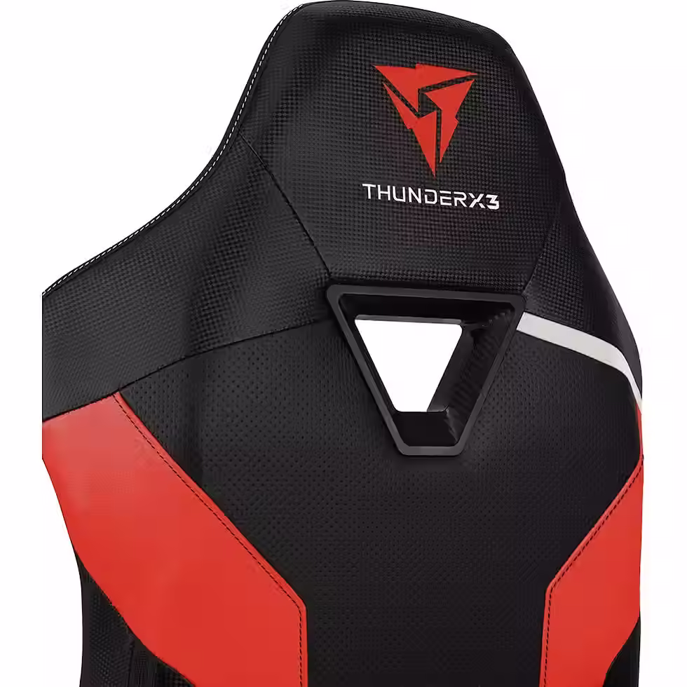 Thumbnail: ThunderX3 gaming chair, red and black