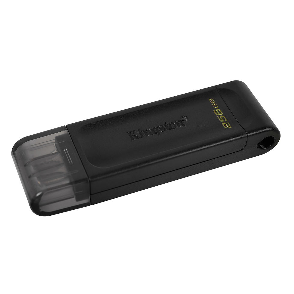 Thumbnail: Black Kingston DataTraveler micro USB flash drive