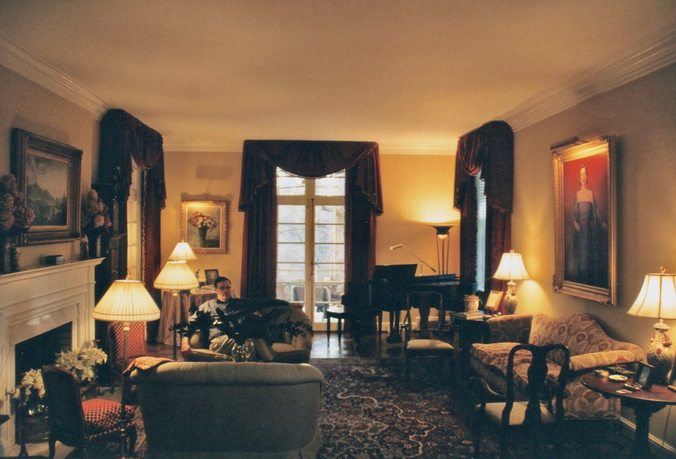 Emily Eberle's portrait at her home in the living room.