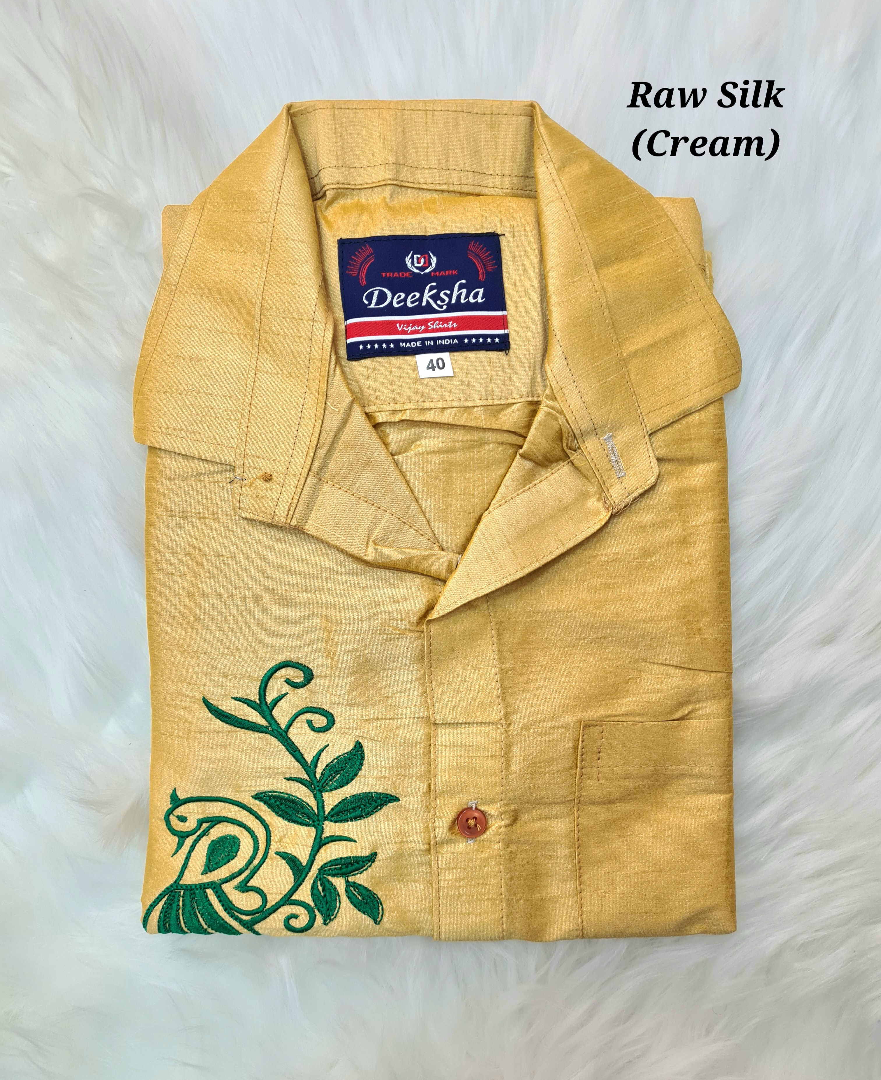 Men's Raw Silk Shirt