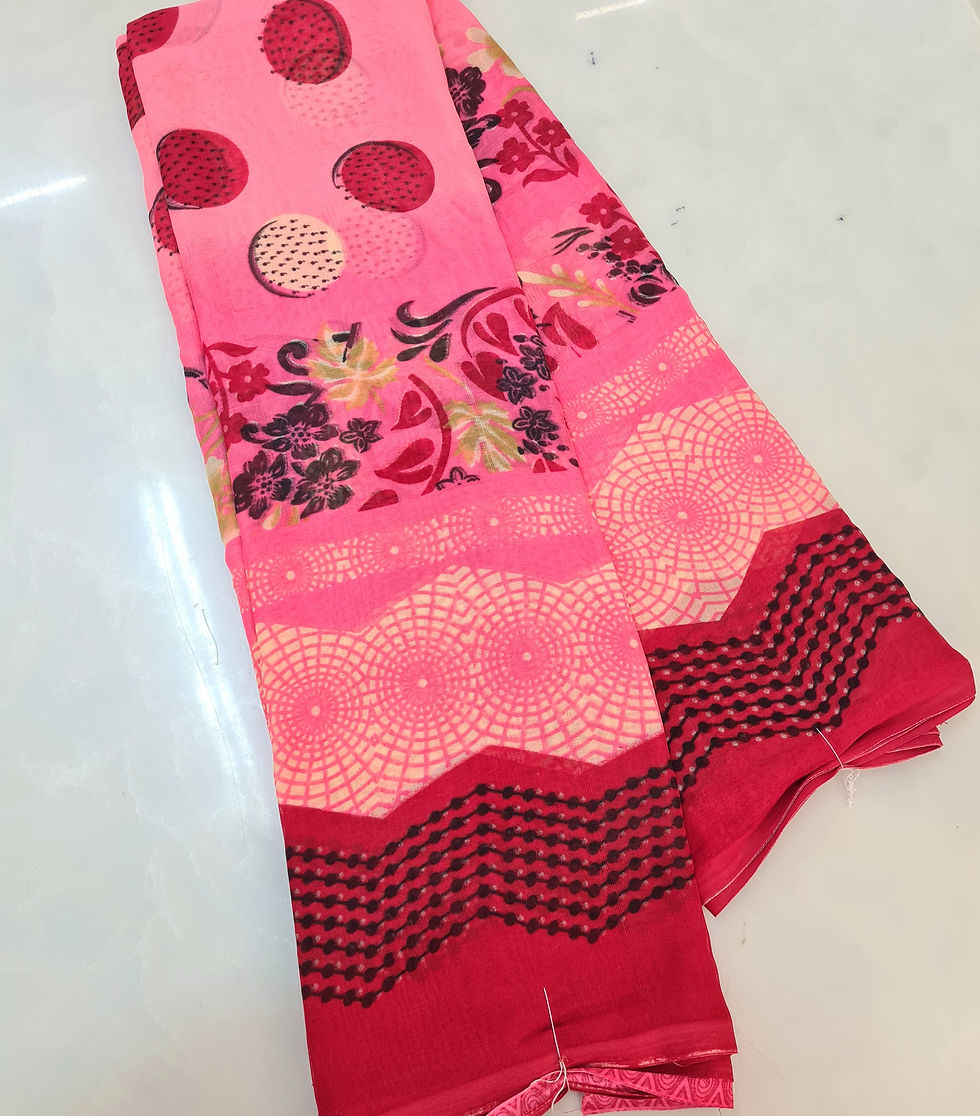 Thumbnail: Printed Soft Chiffon Sarees