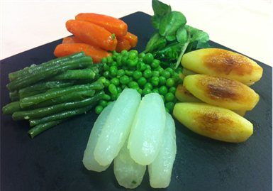 Arranged Food and Objects